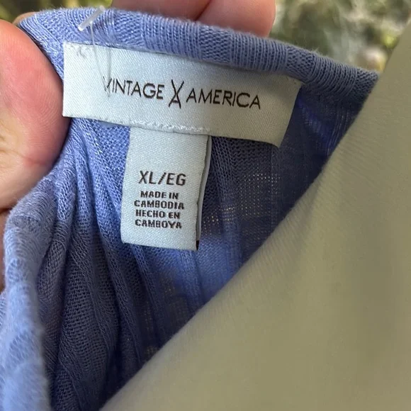 Women's Light Blue Top - Picture 3 of 5